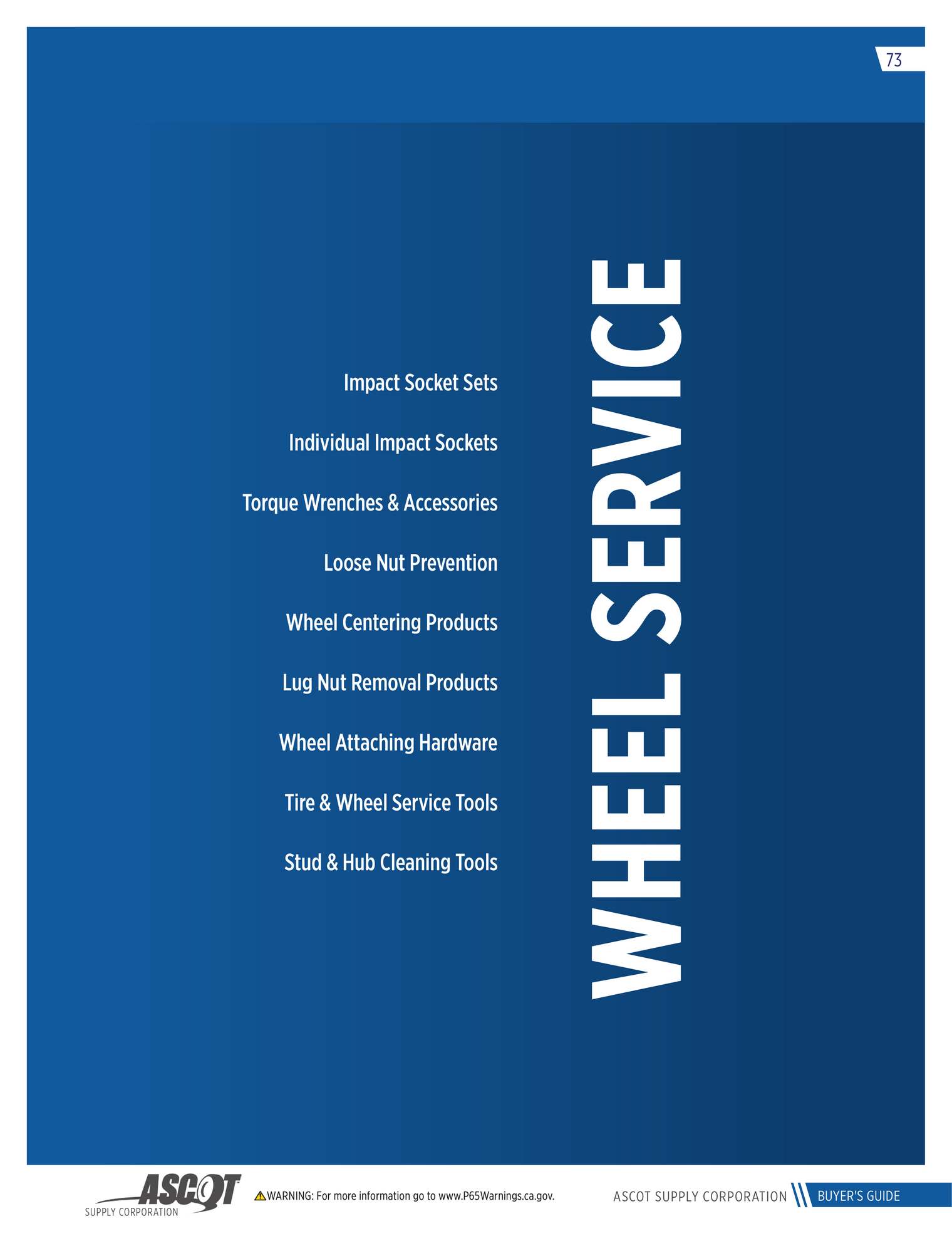 Wheel Service Products