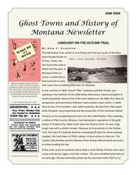 Join us for stories and photos on the ghost towns and history of Big Sky Country, Montana! 