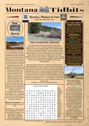 Join us for this week's Montana Tidbits! Photos, stories and fun to keep you entertained in the treasure state! 
