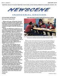 NEWSCENE, the NEW SCENE where NEWS is SEEN in Shelby County, TN! Available online only at iLoveShelbyCounty.com. Printed editions are available upon request.