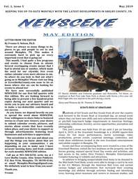 The unedited copy of the May '19 NEWSCENE is available for your review.
