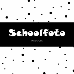 Dit Schoolfoto invulboek heeft ook de mogelijkheid om foto's van de kleuterklas en het kinderdagverblijf toe te voegen. 