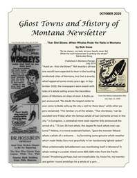 Join us for stories and photos on the history of the people and places of Big Sky Country, Montana! 